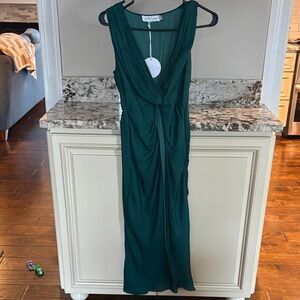 Petal & Pup Deep Green Maxi Dress